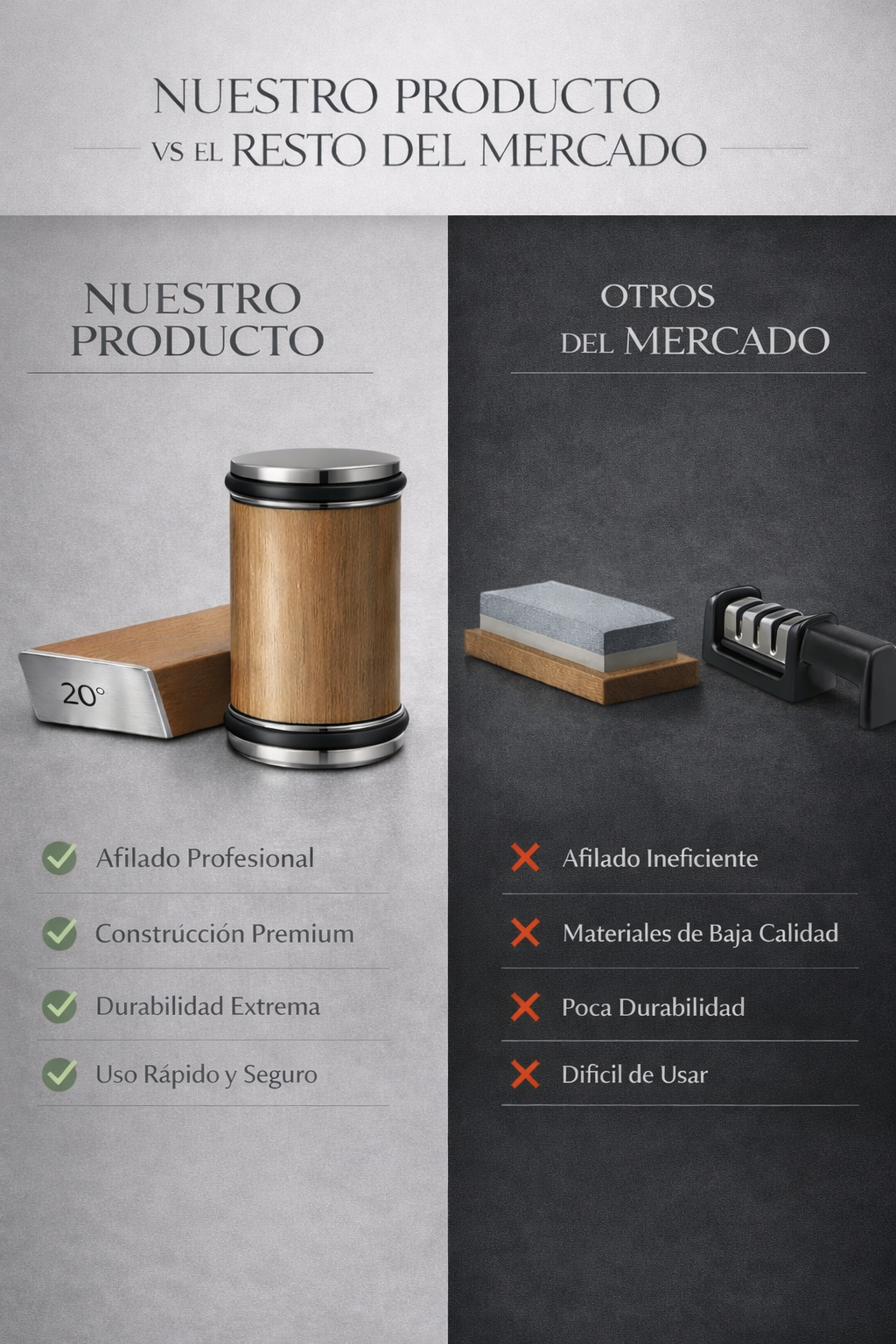 Sistema de Afilado Profesional ZAIRE® | Madera